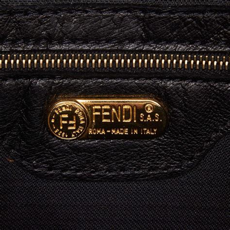 black vintage fendi bag